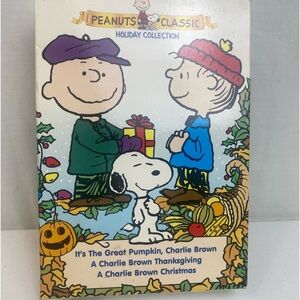 PEANUTS CLASSIC Holiday Collection DVD Set of 3 complete Charlie Brown Vintage